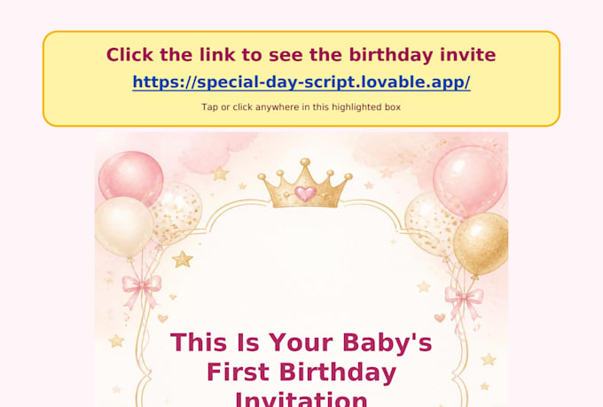 create a custom invitation website